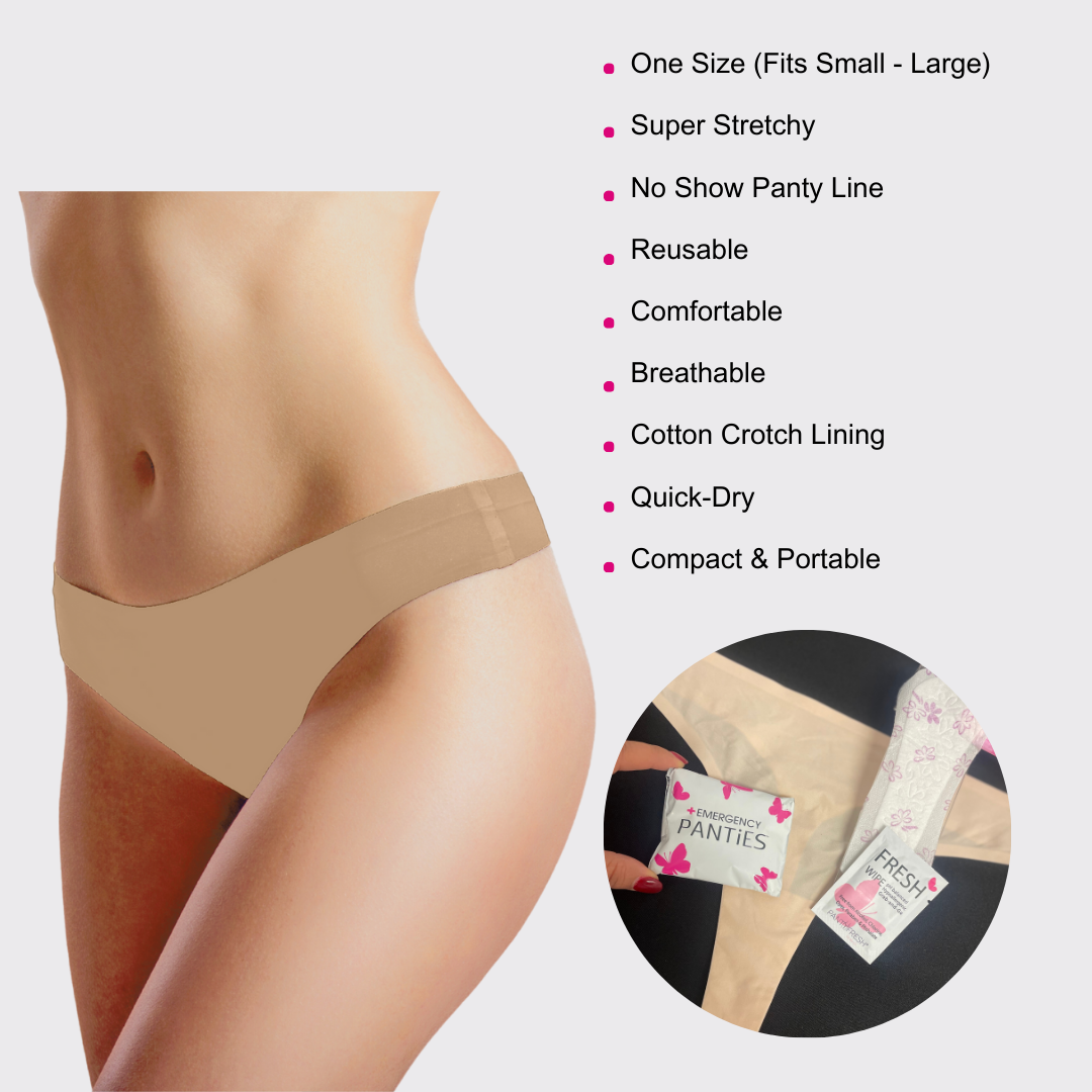 3in1 Kit - Beige Thong One Size Fits Small - Large